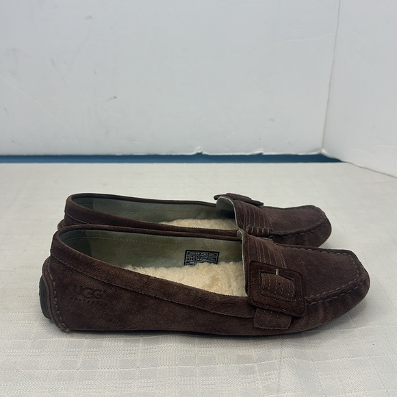 UGG Therma Suede Slip on Comfort Slippers Womens Size 7.5 1681 Brown - Picture 2 of 8